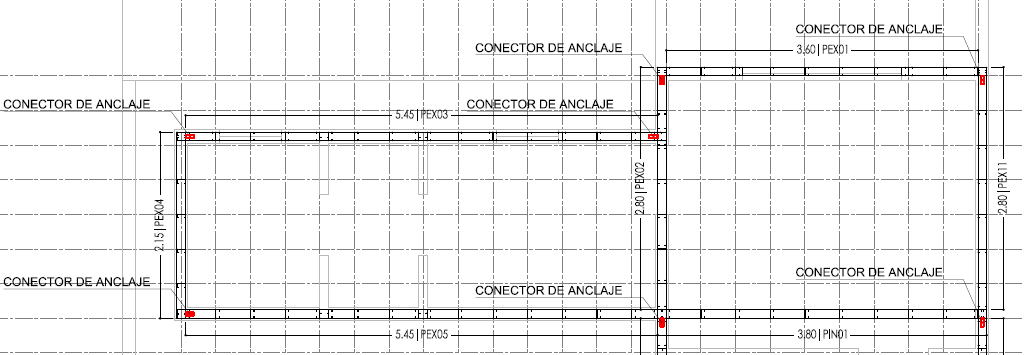 Grilla de 0,40 x 0,40 para diseñar proyectos de Steel Framing